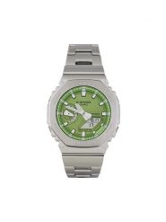 G-Shock Zegarek G-Steel GM-2110D-3AER Srebrny. Szare, analogowe zegarki męskie G-Shock, bez wzorów, srebrne. Za 1,239.00 zł.