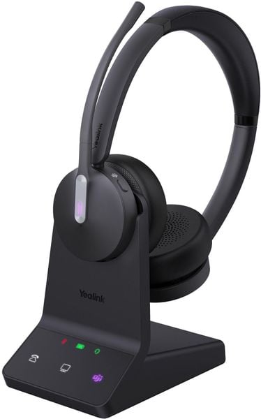 Słuchawki Yealink WH64 DECT-Wireless Czarny (WH64 DECT-Wireless). Czarne słuchawki bezprzewodowe yealink. Za 710.69 zł.