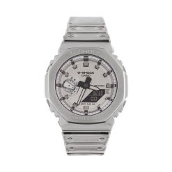 Zegarek G-Shock. Szare zegarki męskie G-Shock, bez wzorów, srebrne. Za 899.99 zł.