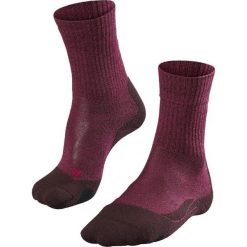 Skarpetki damskie Falke TK2 Wool. Czerwone skarpetki damskie Falke, bez wzorów, z materiału. Za 172.00 zł.