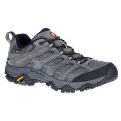 Buty trekkingowe męskie Merrell Trekkingowe Męskie Moab 3 Gtx Gore-tex. Szare buty zimowe męskie Merrell, bez wzorów, z gore-texu, bez obcasa, bez zapięcia. Za 629.99 zł.