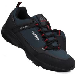 Buty męskie trekkingowe DK PREDATOR. Czarne trekkingi męskie DK, bez zapięcia. Za 169.00 zł.
