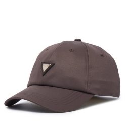 Czapka z daszkiem Guess. Brązowe czapki damskie Guess, z aplikacjami. Za 154.99 zł.