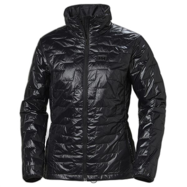 Kurtka damska Helly Hansen lifaloft insulator. Czarne kurtki sportowe damskie Helly Hansen, na zimę, l, bez wzorów, bez ramiączek, bez kaptura, narciarskie. W wyprzedaży za 793.35 zł.