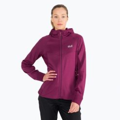 Bluza polarowa damska Jack Wolfskin Hydro Grid Fleece. Czerwone bluzy damskie Jack Wolfskin, m, bez wzorów, z polaru, sportowe, bez ramiączek, bez kaptura. Za 593.60 zł.