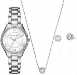 Zegarek Michael Kors Zegarek Damski Lauryn + biżuteria MK4851SET + BOX. Zegarki damskie Michael Kors. Za 527.04 zł.
