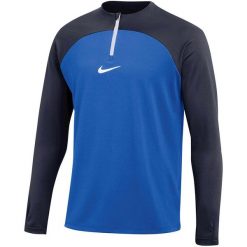 Bluza męska Nike NK Dri-FIT Academy Drill Top K. Niebieskie bluzy męskie Nike, m, bez wzorów, z poliesteru, sportowe, bez ramiączek, bez kaptura. Za 154.99 zł.