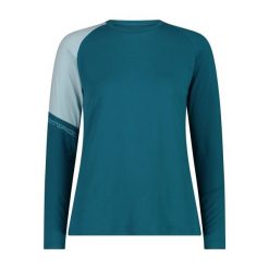 Koszulka damska turystyczna CMP 34N2166. Zielone koszulki sportowe damskie CMP, l, bez wzorów, bez ramiączek. W wyprzedaży za 153.99 zł.