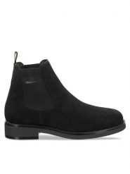 Gant Sztyblety 29653750 Czarny. Czarne botki męskie GANT, bez wzorów, ze skóry, bez obcasa, bez zapięcia. Za 539.99 zł.