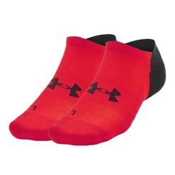 Skarpety męskie Under Armour Armourdry Run czerwone - 1 para. Czarne skarpety męskie Under Armour, bez wzorów, z elastanu. Za 77.30 zł.