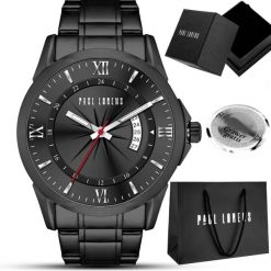 Zegarek męski Paul Lorens TRISTOR-1A5 z grawerem. Zegarki męskie Paul Lorens, bez wzorów. Za 199.00 zł.