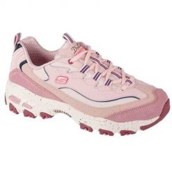 Buty sportowe Sneakersy damskie Skechers D'Lites - Bold Views. Czerwone obuwie sportowe damskie Skechers, bez wzorów, ze skóry, bez zapięcia, trekkingowe, Skechers Sport. Za 406.00 zł.