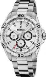 Zegarek Festina Zegarek męski Festina F20623-1 srebrny. Szare zegarki męskie Festina, bez wzorów, srebrne. Za 428.99 zł.