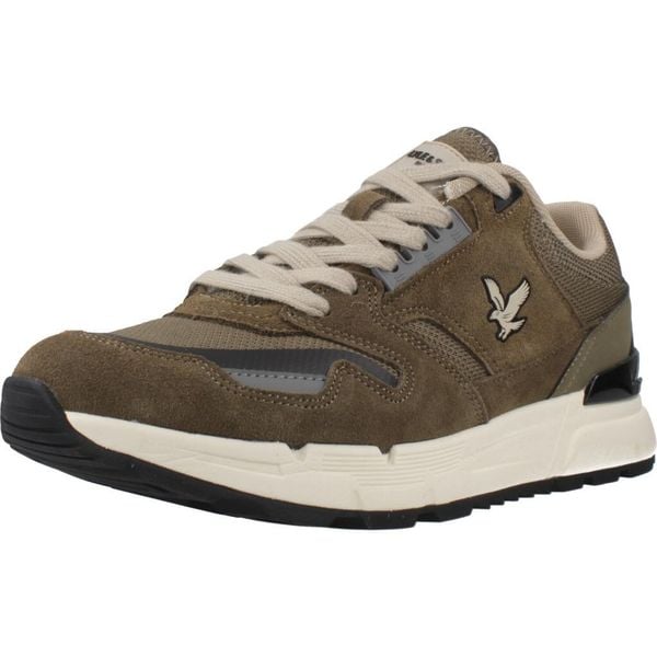Buty LYLE&SCOTT FOREVER003 Zielony. Zielone buty zimowe męskie LYLE AND SCOTT, bez wzorów, ze skóry, bez obcasa, bez zapięcia. Za 534.83 zł.