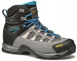 Buty trekkingowe damskie Asolo Stynger GTX - cloudy grey/stone. Szare obuwie trekkingowe damskie HASBY, bez zapięcia. Za 1,113.90 zł.
