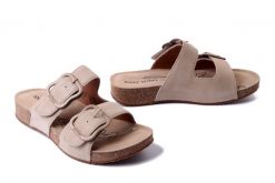 JOSEF SEIBEL 78564 380 200 Tonga 64 beige, klapki damskie. Brązowe klapki damskie Josef Seibel, na lato, bez wzorów, ze skóry, bez obcasa, bez zapięcia. Za 244.93 zł.
