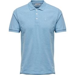 ONLY&SONS Męska koszulka polo triko North SS Fitted Polo Tee Imperia l Blue (rozmiar M). Niebieskie koszulki sportowe męskie Only&Sons, l, bez wzorów, bez ramiączek. W wyprzedaży za 61.00 zł.