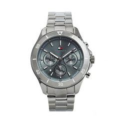 Zegarek Tommy Hilfiger. Szare zegarki damskie Tommy Hilfiger, srebrne. Za 569.99 zł.