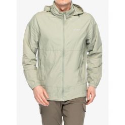 Kurtka przeciwwiatrowa męska Columbia Loop Basin Windbreaker. Zielone kurtki męskie Columbia, m, bez wzorów, z softshellu, bez kaptura, trekkingowe. Za 287.99 zł.