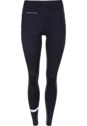Legginsy do biegania damskie Endurance Yames. Czarne legginsy damskie Endurance, bez wzorów, z elastanu. Za 219.99 zł.