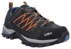 Buty trekkingowe męskie CMP Rigel Low Trekking Wp. Brązowe trekkingi męskie CMP, z materiału, bez zapięcia. Za 328.88 zł.
