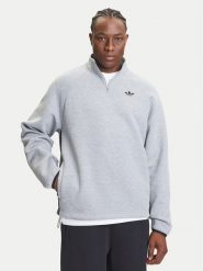 Adidas Bluza adicolor Spacer Drill JX1508 Szary Loose Fit. Szare bluzy męskie Adidas, m, bez wzorów, z syntetyku, bez ramiączek, bez kaptura. Za 349.99 zł.