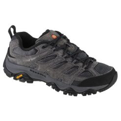 Buty trekkingowe męskie Merrell Moab 3 Ventilator. Szare trekkingi męskie Merrell, z materiału, bez zapięcia. Za 499.99 zł.