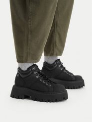 G-Star Raw Trapery CEO-WI34-MANYA-06 Czarny. Czarne trapery damskie G-Star, z nubiku, bez zapięcia. Za 399.99 zł.