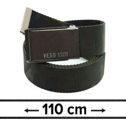 Pasek Materiałowy, Zielony, Moro 110 cm, Militarny Solidny, Klamra Zamykana Manualnie -Pako Jeans. Zielone paski męskie Pako Jeans, z jeansu, klasyczne. Za 45.00 zł.
