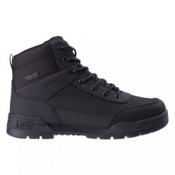 Buty taktyczne męskie Magnum Armory Mid WP - czarne, Rozmiar buta 46. Czarne buty sportowe męskie MAGNUM, z aplikacjami, z materiału, przed kolano, bez zapięcia, do biegania. Za 244.99 zł.