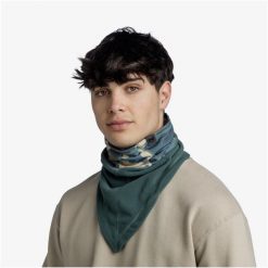 Komin na szyję BUFF Mountain Emre. Żółte szaliki męskie Buff, bez wzorów, z elastanu. Za 129.99 zł.