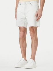 Calvin Klein Jeans Szorty jeansowe Classic LV04RF787G Écru Regular Fit. Szorty męskie Calvin Klein Jeans, bez wzorów, z bawełny. Za 329.99 zł.