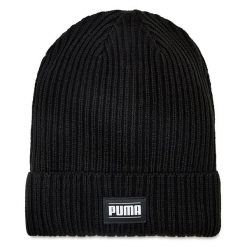 Czapka Puma. Czarne czapki męskie Puma, na zimę, bez wzorów. Za 99.99 zł.