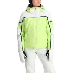 Kurtka narciarska damska Spyder Poise. Białe kurtki sportowe damskie Spyder, na zimę, xs, bez wzorów, bez ramiączek, bez kaptura, narciarskie. Za 2,499.00 zł.