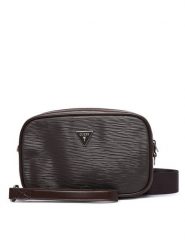 Guess Saszetka HMMIPW P6350 Brązowy ciemny. Brązowe saszetki i nerki męskie Guess, z aplikacjami, ze skóry. Za 324.99 zł.
