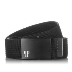 Pasek parciany PAOLO PERUZZI PW-23-115 czarny. Czarne paski męskie Paolo Peruzzi, z materiału. Za 34.00 zł.