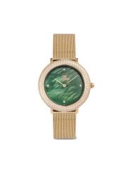 Daniel Wellington Zegarek Crystalline Bezel 3 DW00100824 Złoty. Żółte, analogowe zegarki damskie Daniel Wellington, złote. Za 1,049.00 zł.