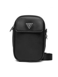 Guess Saszetka HMMISA P5425 Czarny. Czarne saszetki i nerki męskie Guess, ze skóry. Za 219.99 zł.