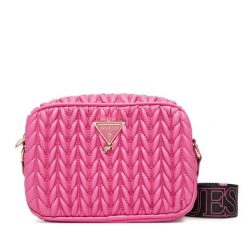 Torebka Guess. Czerwone listonoszki damskie Guess, z aplikacjami, bez dodatków. Za 209.99 zł.
