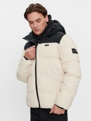 Calvin Klein Kurtka zimowa Crinkle K10K112227 Beżowy Regular Fit. Brązowe kurtki męskie Calvin Klein, na zimę, m, bez wzorów, z syntetyku, bez kaptura. Za 1,049.00 zł.