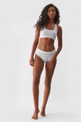 4F Bielizna figi (2-pack) damskie - szare S. Szara majtki damskie 4F, z bawełny. W wyprzedaży za 39.99 zł.