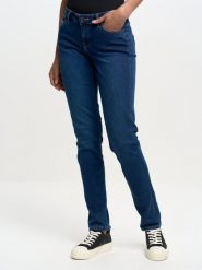 Jeansy damskie niebieskie Katrina 359. Niebieskie jeansy damskie BIG STAR, bez wzorów, z jeansu, retro. W wyprzedaży za 299.99 zł.