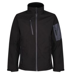 Wyróżniająca Się Męska Kurtka Softshell Arcola 3warstwowa (wodoodporna I. Czarne kurtki męskie Regatta, m, bez wzorów, z softshellu, bez kaptura, trekkingowe. Za 355.99 zł.