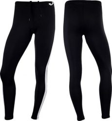 Legginsy damskie Joma Ascona Long Tight czarno-białe 901127.102 2XL. Białe legginsy damskie Joma, bez wzorów. Za 215.71 zł.