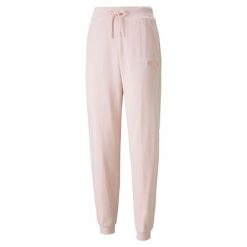 Puma Spodnie Her High Waist 58952836. Czerwone spodnie dresowe damskie Puma, bez wzorów, z bawełny, sportowe, długie. Za 175.99 zł.
