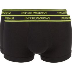 Emporio Armani 2-pack Bokserki Czarny. Czarne bokserki męskie Emporio Armani, bez wzorów, z bawełny. Za 150.95 zł.
