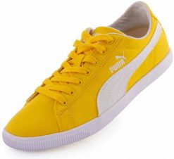 Puma Glyde Low tenisówki tekstylne żółte. Żółte trampki i tenisówki damskie Puma, bez wzorów, z gumy, bez zapięcia. Za 254.99 zł.
