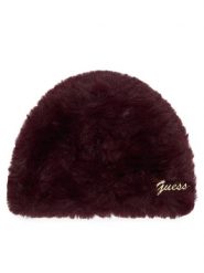 Guess Czapka W4BZ40 WGU30 Bordowy. Czerwone czapki damskie Guess, na zimę, z aplikacjami, z poliesteru. Za 214.99 zł.