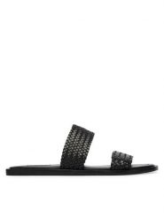 Gant Klapki 32561260 Czarny. Czarne klapki damskie GANT, bez wzorów, ze skóry, bez obcasa, bez zapięcia. Za 589.99 zł.