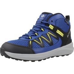 Buty COLUMBIA YOUTH PEAKFREAK RUSH MID Niebieski. Niebieskie buty zimowe męskie Columbia, bez wzorów, z syntetyku, bez obcasa, bez zapięcia. Za 264.99 zł.